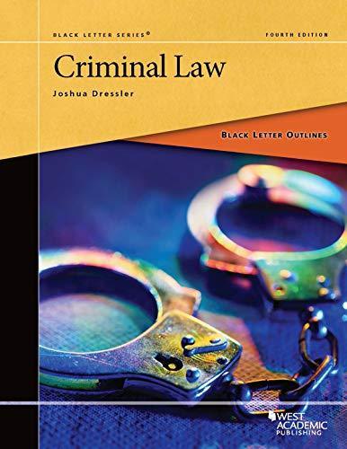 PDF E-book  Black Letter Outline on Criminal Law (Black Letter Outlines) - download pdf